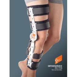 Ortholand Go Up Cool Pcl Νάρθηκας Μηροκνημικός σε Μαύρο Χρώμα